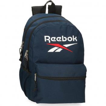 Borsa da viaggio Reebok Boston Blu 31x44x18 cm con zip interno per PC