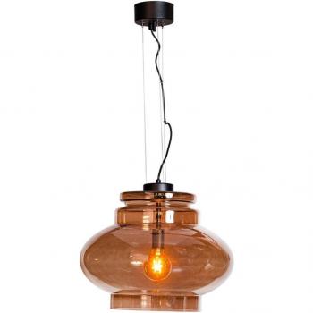 Dolores Cognac Glass Hanging Light Ø 50 cm