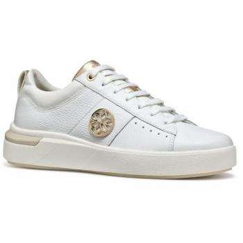 Geox Dalyla A White Training Shoes for Ladies, UK 7.5