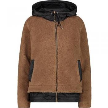 CMP Wooltech Camel Coat, Brown, Female, Sizes M, L, XL