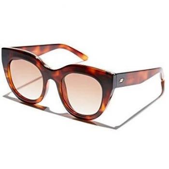 Le Specs Air Heart Toffee Tortoise Cat‑Eye UV Protection Sunglasses – One Size