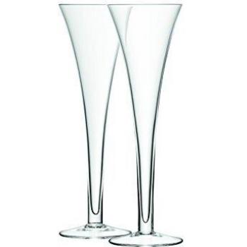 Flute LSA BR21, 200 ml, Trasparente, Set di 2