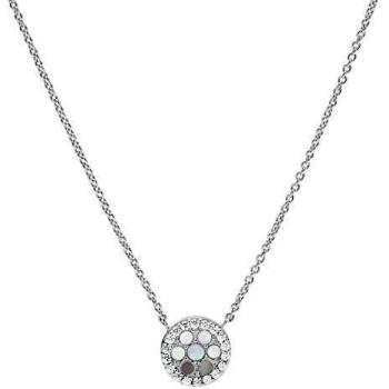 Collier FOSSIL JFS00520040 Argent avec cristaux et perles