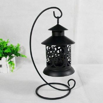 Retro Iron Hollow Candle Holder