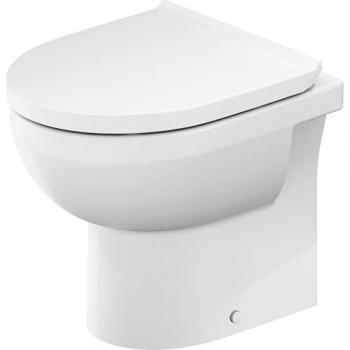 DuraStyle Basic Stand-WC Duravit Rimless®, Abgang waagrecht, für variablen Wasserzulauf
