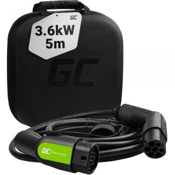 Green Cell EV13 câble de charge pour véhicules électriques Type 2 5 m Noir