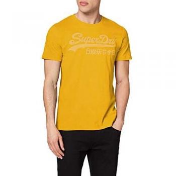 Superdry Camiseta VL Emb, Amarillo (Upstate Gold Pg5), Talla 3XL