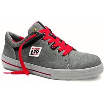 Chaussure de sécurité ESD Vintage Basse en cuir pleine fleur Taille 38