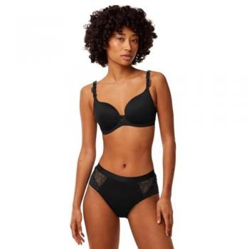 Triumph Klassischer Damenslip mit hoher Taille Wild Azalea 10219857 Schwarz 48 Damen