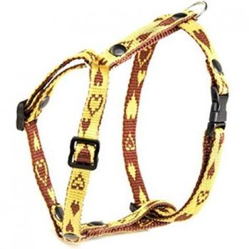 Harnais SAPHRON Jaune/Coco pour Chat
