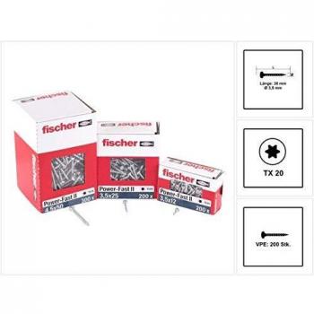 Fischer PowerFast II Schraube für Holzverarbeitung 3,5 x 30