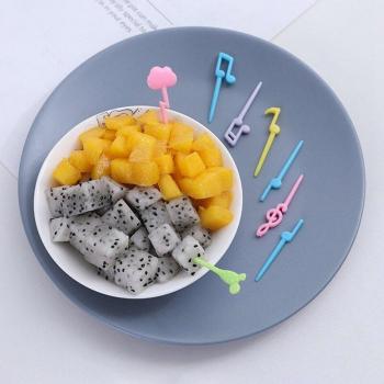 Rítmico Diente y Nota: Colección de Tenedor Mini y Palillo Dental 18 Pcs