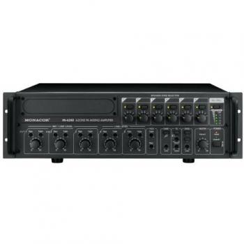 Monacor PA-6600 ELA-Verstärker 600 W 6-Zonen