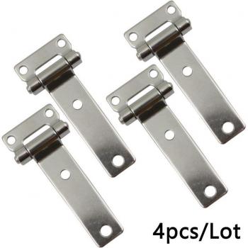 4pcs Marine Grade Stainless Steel T Type Hinges for Trucks