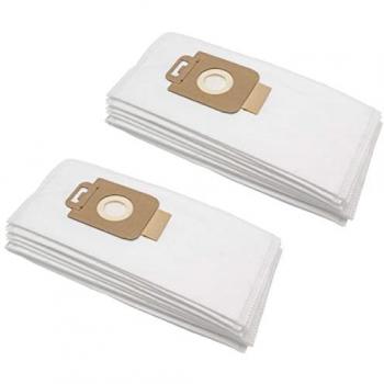 Nilfisk 518/520/530/540/600/818460 Compatible Dust Bags – 20-Pack (White)