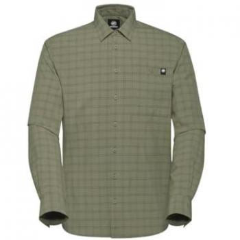 Men’s Long Sleeve Shirt, Marsh/Dark Marsh – L (Lenni)