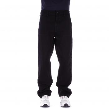 Carhartt WIP Classic Black Jeans – Men's Straight Fit, W34