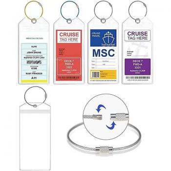 Essentiels Vobobe 6 Étiquettes de Croisière Carnival