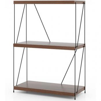 Etagère 3-Levels – Finition Grain de Bois Noyer 85,5 cm