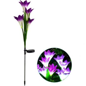 Solar Lily Flower Garden Light