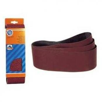 Set di nastri abrasivi 457 mm x 75 mm grana 80