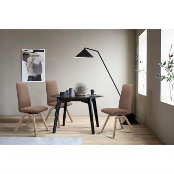 Polsterstuhl Stressless Laurel – 105 cm Höhe, 60 cm Tiefe, Eiche-Gekalktes Schräggestell