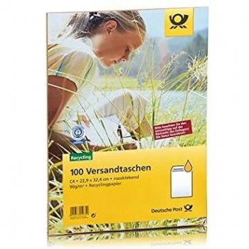 Nachhaltige Versandtaschen C4 br. nk oF., 100 Stück im Set