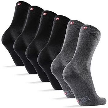 Calcetines de Vestir Danish Endurance, 6 Pares, Multicolor, EU 39-42