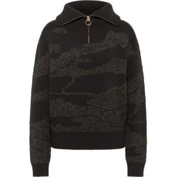 XL Schwarzer MUSTANG Damenpullover – Strickdesign