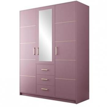 Lily Kleiderschrank D3 II mit Spiegel