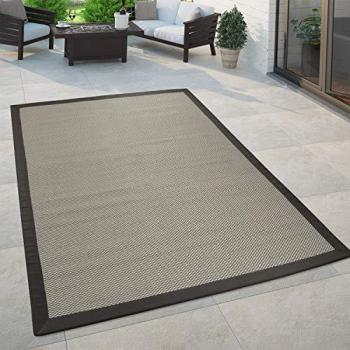 Tappeto Moderno 120x170 cm Grigio in Tessuto Piatto