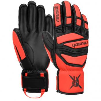 Guanti sci Reusch Worldcup Warrior DH, Colore: black-fluored, Taglia: 10