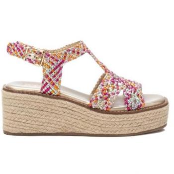 Fucsia XTI 143942: Sandalias Cuña Tela 5-8 cm