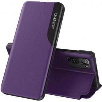 K40 Purple Leather Guard – Elegant Flap & Stand Edition