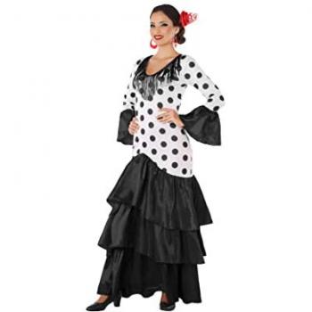 Vuxenmaskeraddräkt Flamenco Svart