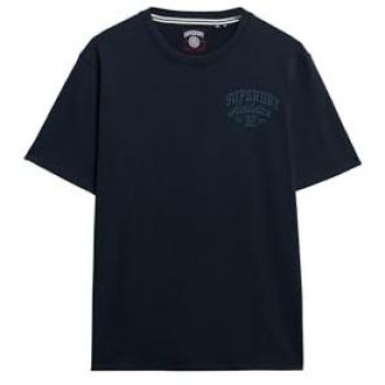 Superdry T-shirt à Manches Courtes Bleu Marine XL