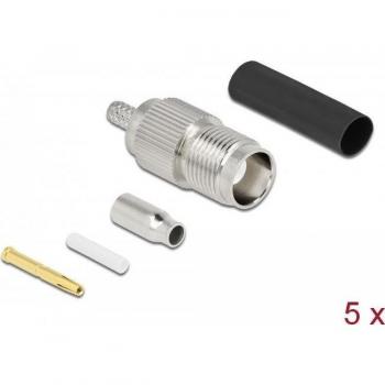 Conector coaxial TNC macho prensado para RG-174/RG-316
