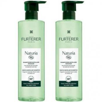 René Furterer Naturia 2x400ml Shampoo Micelar Suave