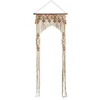 Rideau en fil macramé