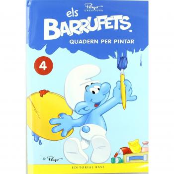 Els Barrufets. Quadern per pintar, 4 (Tapa blanda).