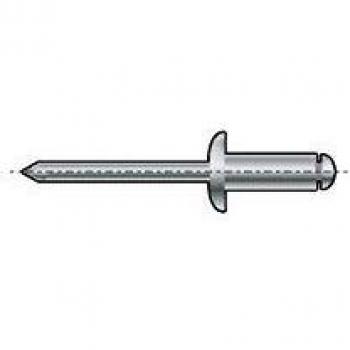 4.8x18mm Aluminum Dome Head Rivet (box of 250 pieces)