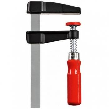 Bessey LM20/5 Serre-joint en fonte, Rouge/noir, 200/50mm
