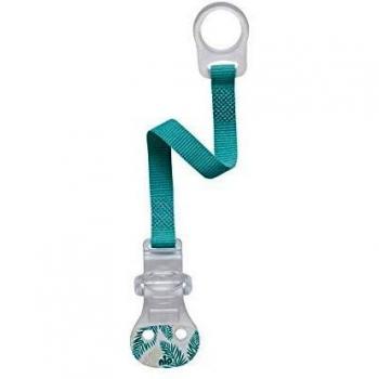 Nip Fascia per Succhietto con Anello e Motivo Foglie