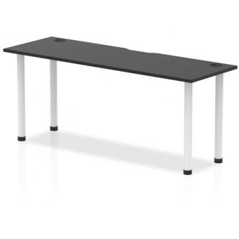 Impulse Bench Black Series 1800 x 600mm Straight Table with Cable Port