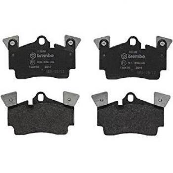 Brembo P85088 Low-Met Rear Disc Brake Pads for AUDI/PORSCHE