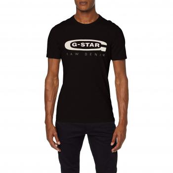T-shirt G-STAR RAW Graphic 4 a Maniche Corte Collo Ribbed Nero S