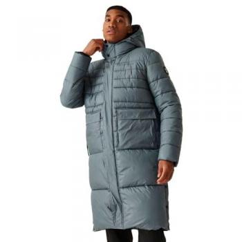 Regatta x Christian Lacroix Men's Water-repellent Collongues Long Padded Jacket Stormy Weather, Size: L