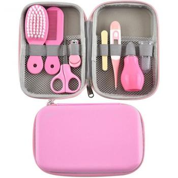 Bebé Care Kit: Tijeras de Uña, Peine y Cepillo Portátil