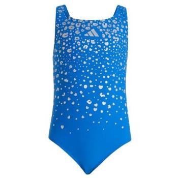 Bright Royal Adidas Glitter V-Back Kids’ Swimmer Outfit (9‑10)