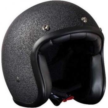 Casco Jet Stormer Pearl Paillette Nero Opaco XS